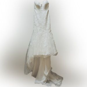 Stella York Mermaid Strapless Wedding Gown